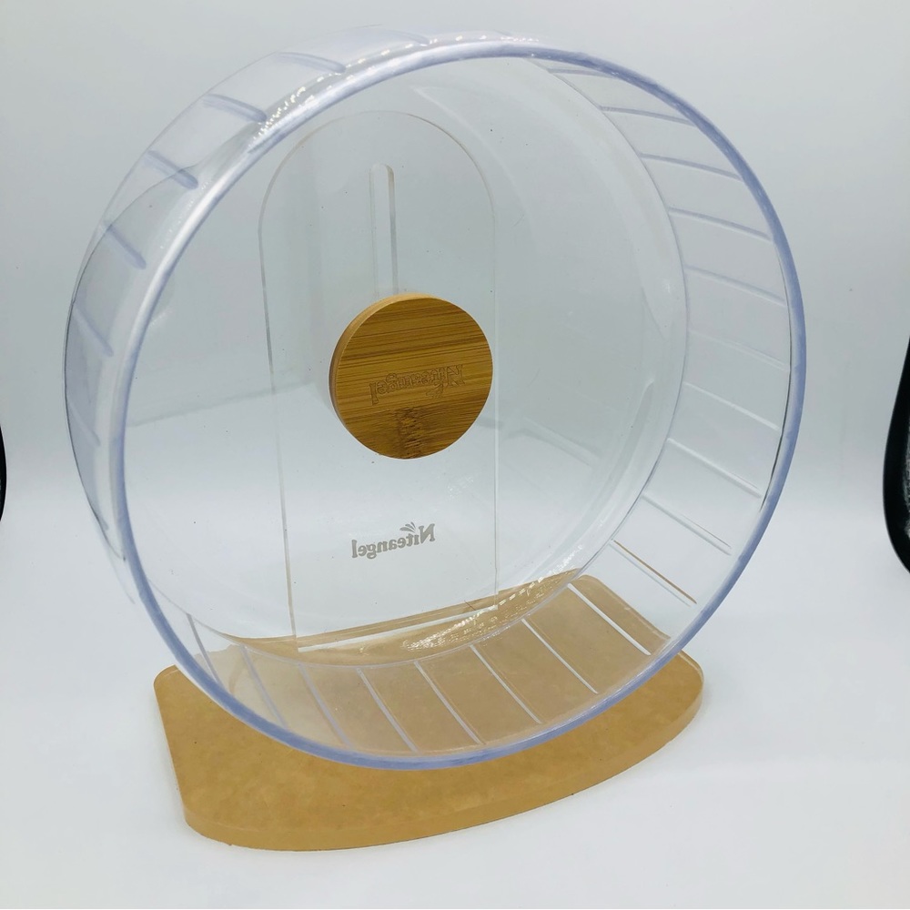 Big super silent hamster clear exercise running wheel quiet spinning
